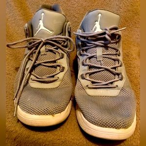 Jordan Academy Gray Basketball Shoes